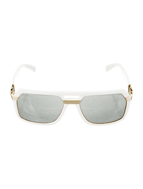 versace wayfarer|VERSACE Wayfarer Sunglasses in White .